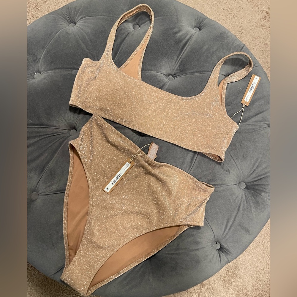 SKIMS Glitter bathing suit. Wore once
